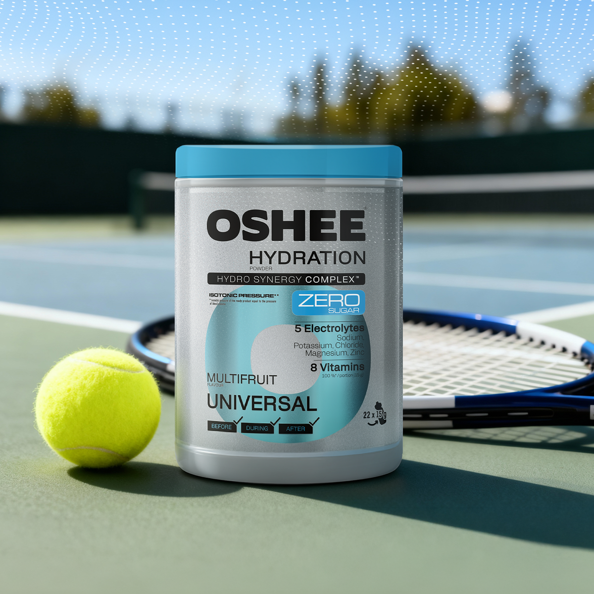 OSHEE Hydration Zero Sugar proszek Multifruit 330 g
