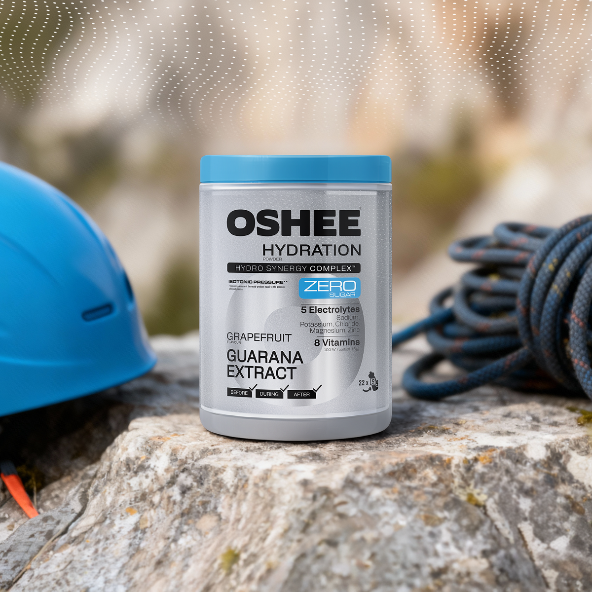 OSHEE Hydration Zero Sugar proszek Grapefruit Guarana 330 g