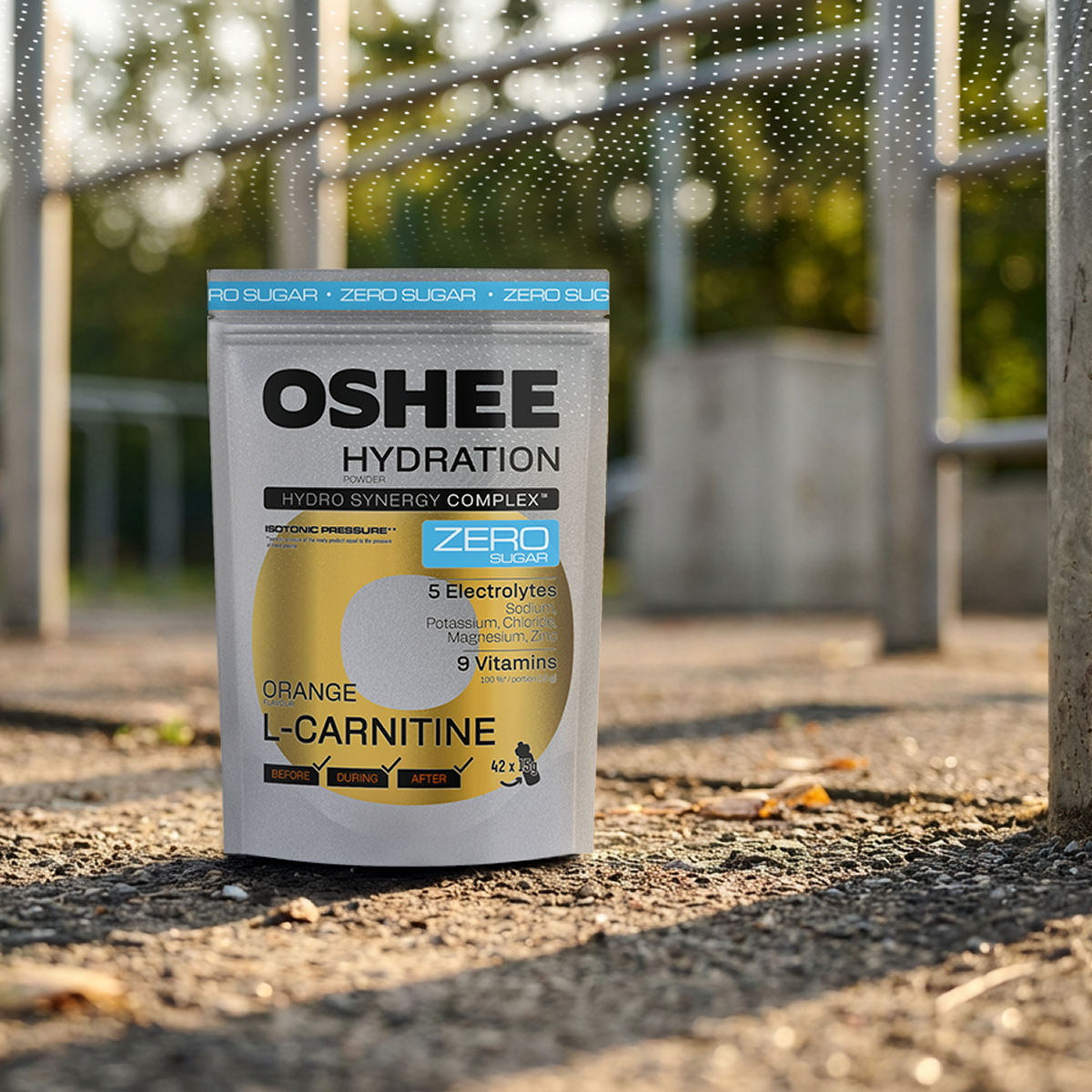 OSHEE Hydration Zero Sugar proszek Orange L-karnityna 630 g