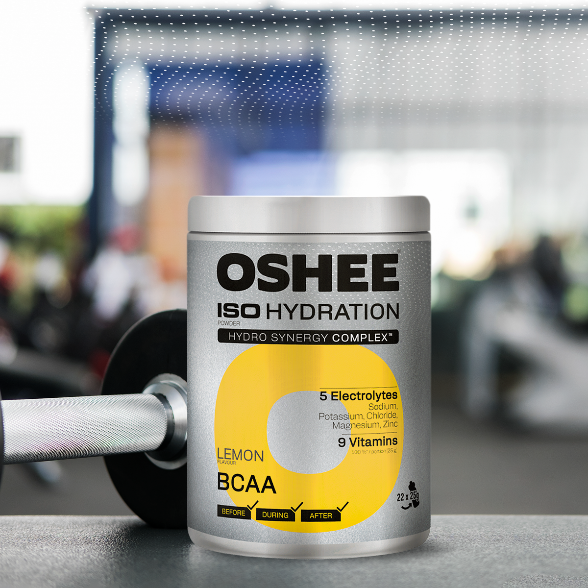 OSHEE ISO Hydration izotonik w proszku Lemon BCAA 550 g