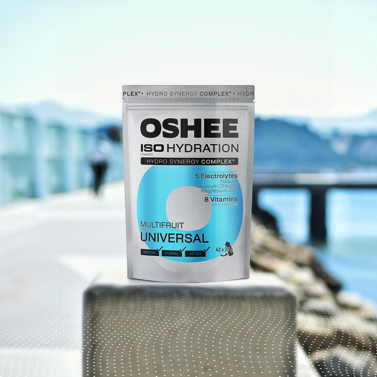 OSHEE ISO Hydration izotonik w proszku Multifruit 1050 g