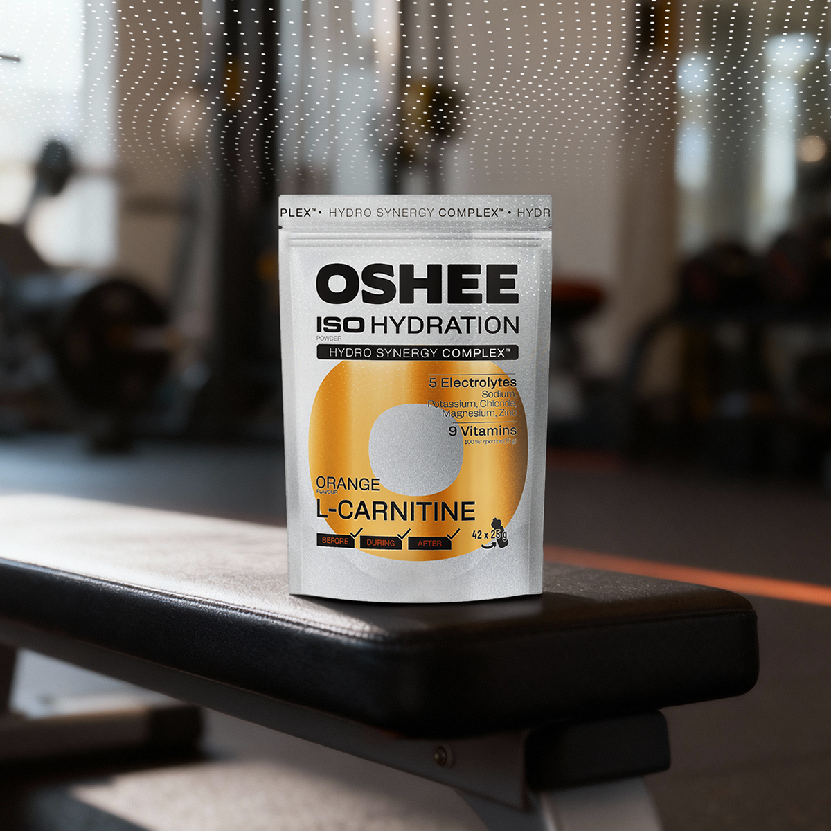 OSHEE ISO Hydration izotonik w proszku Orange L-karnityna 1050 g