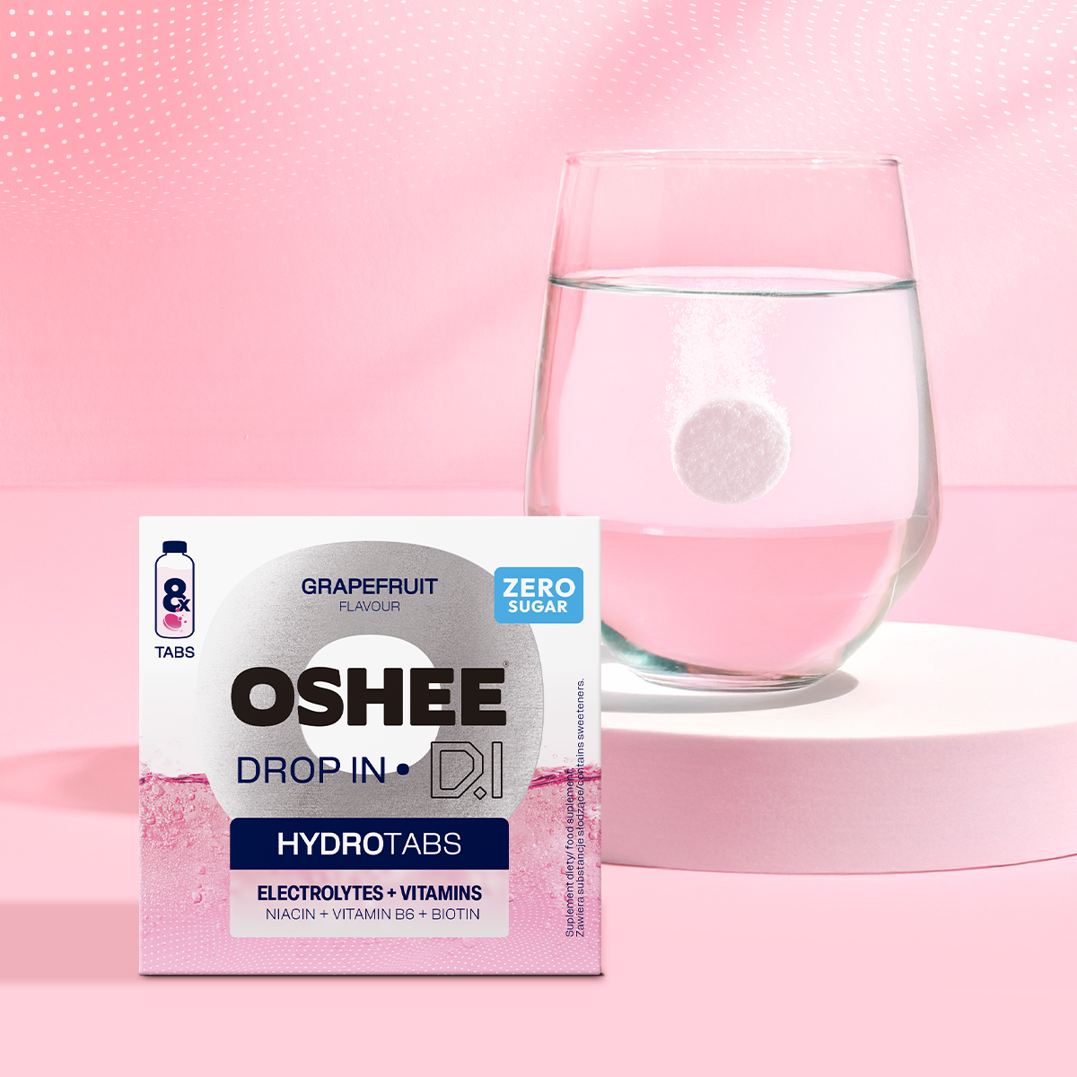 HYDROTABS ELECTROLYTES & VITAMINS - Smak GREJPFRUTOWY