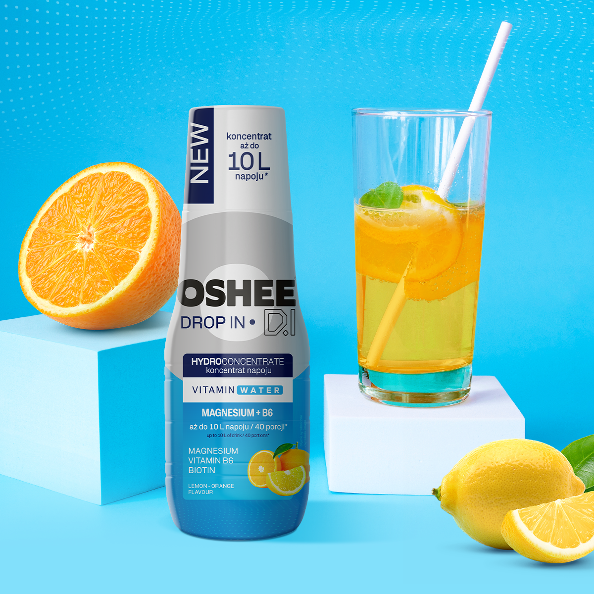 Water Hydroconcentrate of Magnesium + B6 Drink 500 ml
