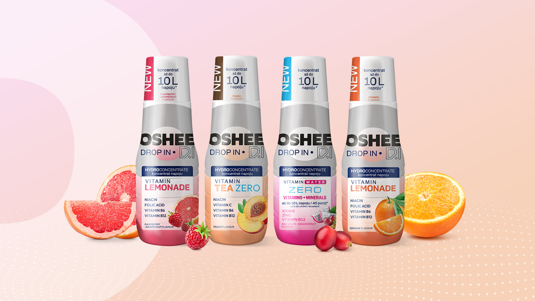 Nowe smaki OSHEE DROP IN: Niezmiennie najlepsze nawodnienie i porcja witamin
