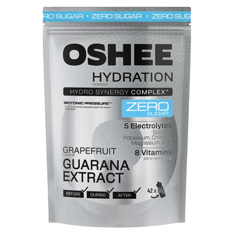 OSHEE Hydration Zero Sugar proszek Grapefruit guarana 630 g