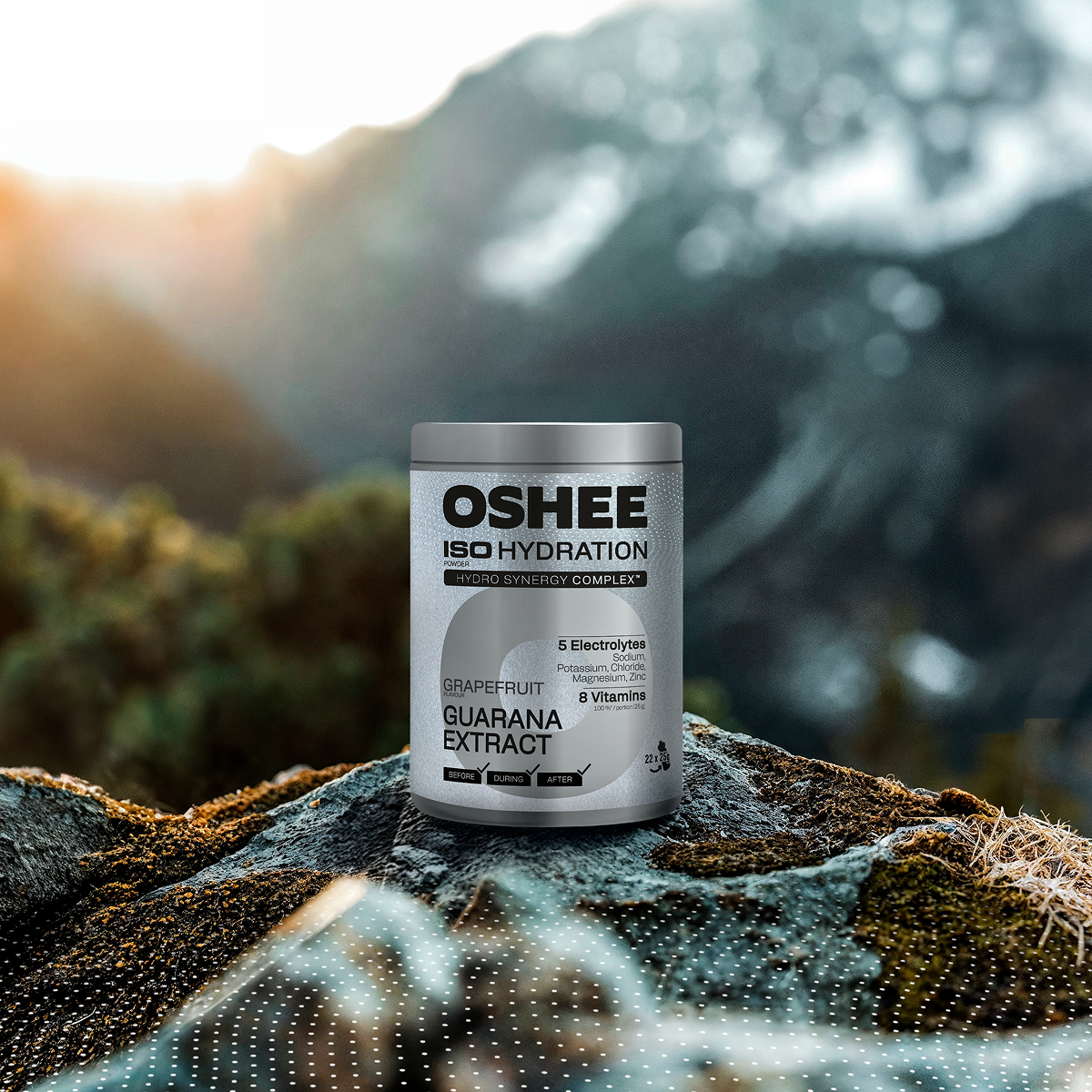 OSHEE ISO Hydration izotonik w proszku Grapefruit guarana 550 g