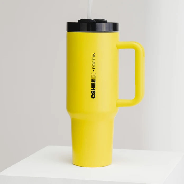 BUTELKA TERMICZNA OSHEE DROP IN HydraGrip żółta 1200 ml