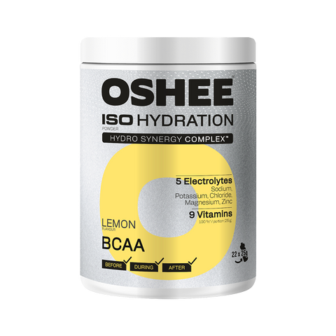 OSHEE ISO Hydration izotonik w proszku Lemon BCAA 550 g