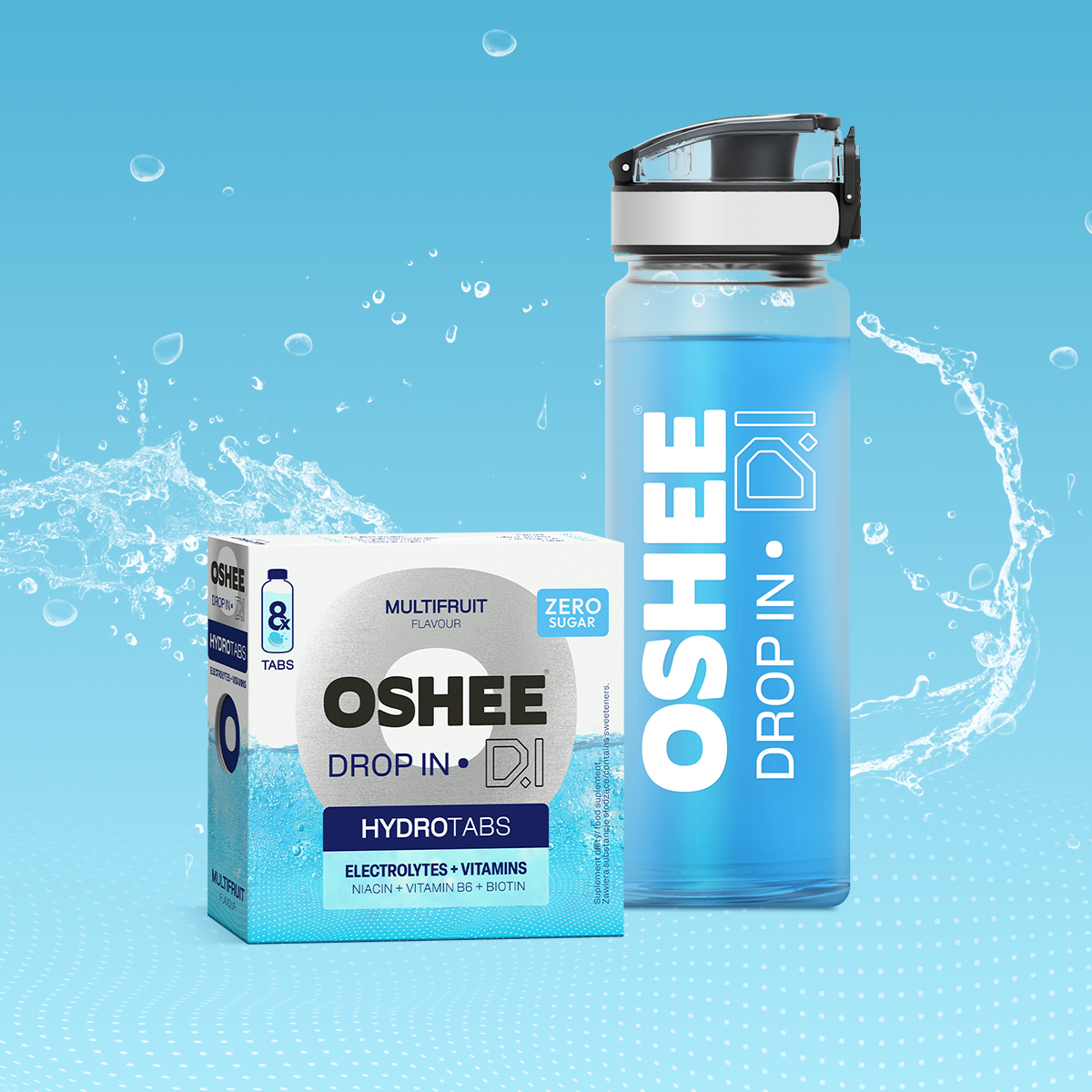 HYDROTABS ELECTROLYTES & VITAMINS - Smak wieloowocowy