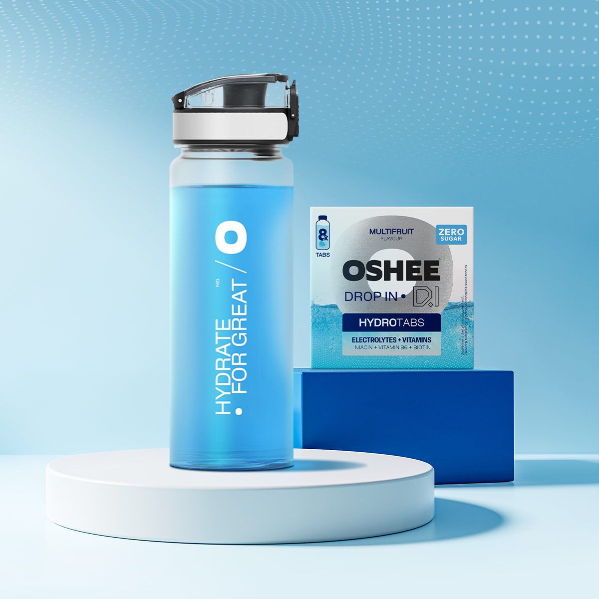 HYDROTABS ELECTROLYTES & VITAMINS - Smak wieloowocowy