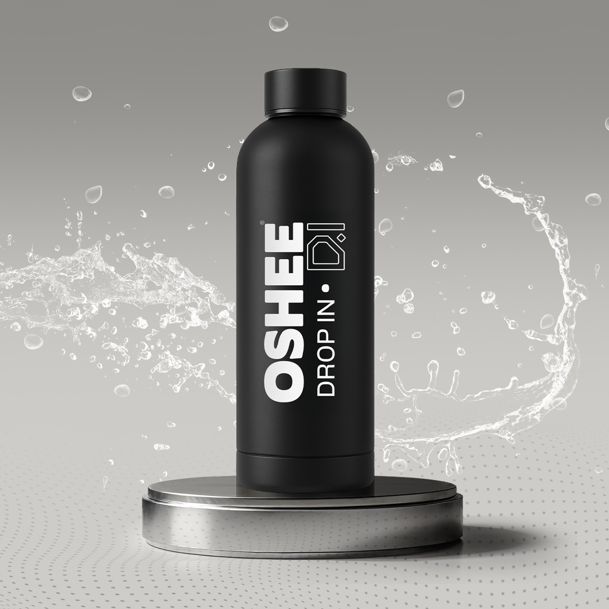 BLACK THERMAL BOTTLE 500 ML