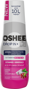 Hydrokoncentrat OSHEE DROP IN - Czerwone winogrono– smoczy owoc - Witaminy i minerały - 500 ml