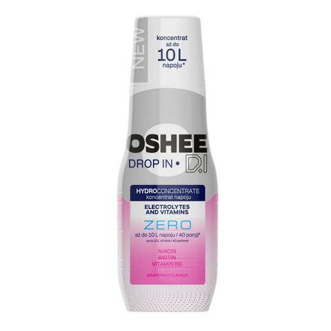 Hydrokoncentrat OSHEE DROP IN ZERO - Grejpfrut - Elektrolity i witaminy - 500 ml