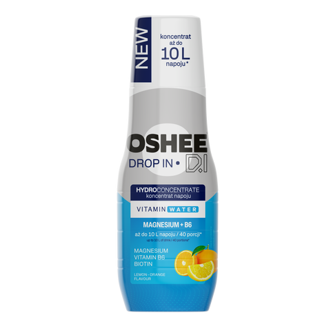 Hydrokoncentrat OSHEE DROP IN Cytryna-Pomarańcza - Witaminy i magnez - 500 ml