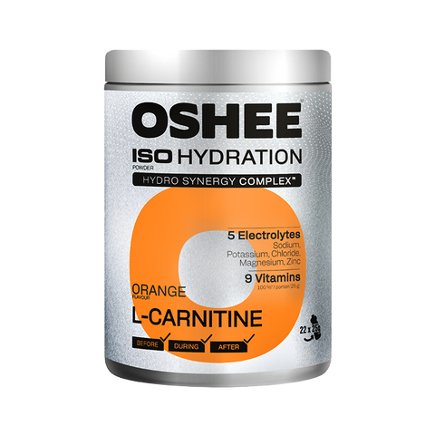 OSHEE ISO Hydration Izotonik w proszku Orange L-karnityna 550 g