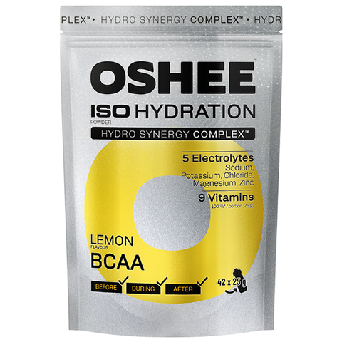 OSHEE ISO Hydration izotonik w proszku Lemon BCAA 1050 g