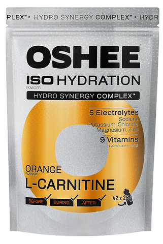 OSHEE ISO Hydration izotonik w proszku Orange L-karnityna 1050 g