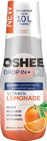 OSHEE DROP IN Vitamin Lemonade Hydroconcentrate – Orange Flavor – 500 ml 